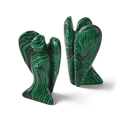 Dyed Synthetic Turquoise Carved Angle Figurines GG-CBA9C2C-A08-1