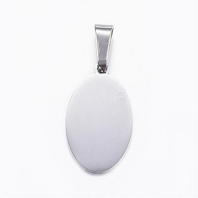 304 Stainless Steel Pendants STAS-H355-31-1