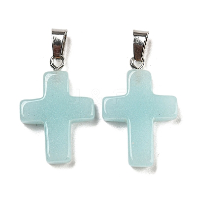 Synthetic Luminous Stone Dyed Pendants G-H308-06P-09-1