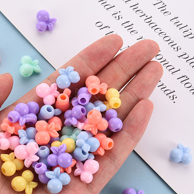 Opaque Acrylic Beads TACR-S154-42D-1