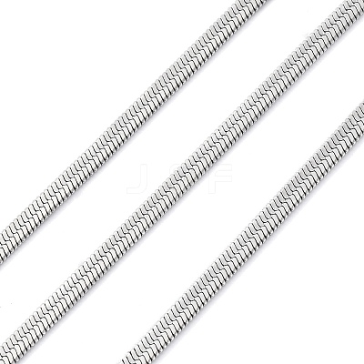 304 Stainless Steel Snake Chains CHS-M009-05P-01-1