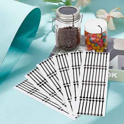 PVC Self-adhesive Stickers STIC-WH0003-60C-1