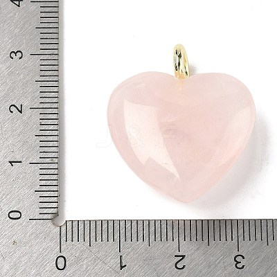 Natural Rose Quartz Pendants G-C274-04H-1