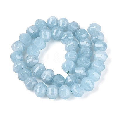 Natural White Jade Beads Strands G-N359-13A-01-1