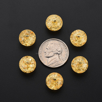 Transparent Crackle Acrylic Beads MACR-S373-66A-N13-1