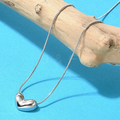 Anti-Tarnish 304 Stainless Steel Pendant Necklaces for Women NJEW-K255-17P-1