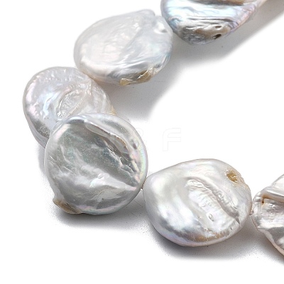 Natural Baroque Keshi Pearl Beads Strands PEAR-P064-08A-01A-1