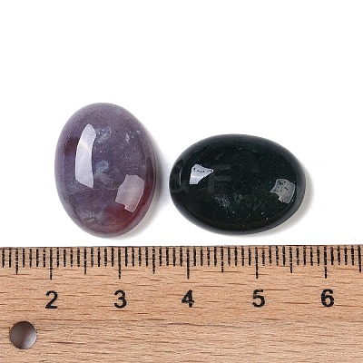 Natural Indian Agate Cabochons G-B080-01A-25-1