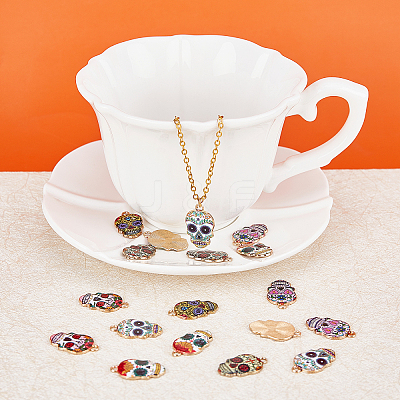Alloy Enamel Charms ENAM-PH0001-50LG-RS-1