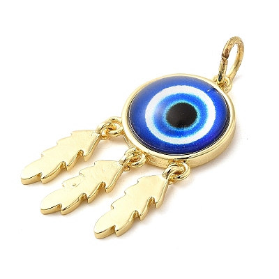 Real 18K Gold Plated Brass Pendants KK-A198-02G-01-1