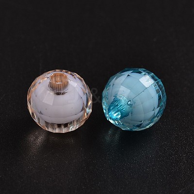 Transparent Acrylic Beads X-TACR-S086-10mm-M-1