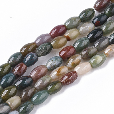 Natural Indian Agate Beads Strands G-S364-014-1