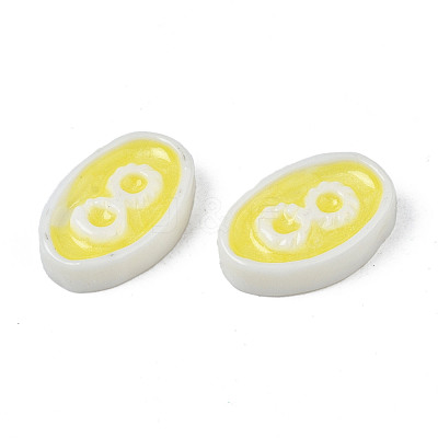 Opaque Resin Cabochons CRES-S302-59B-1