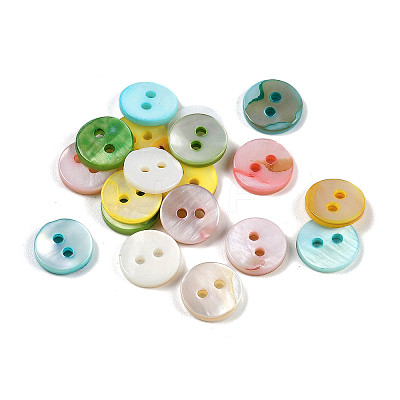 Freshwater Shell Buttons SHEL-C005-01C-1