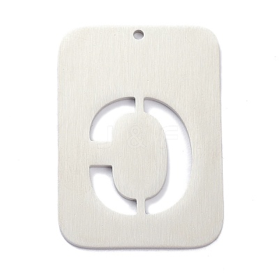 Non-Tarnish 304 Stainless Steel Pendants STAS-K216-49C-P-1