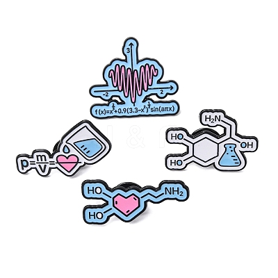 Scientific Symbol Enamel Pins LS-JEWB-L024-03EB-01-1