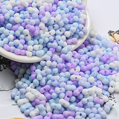 Macaron Color Opaque Frosted Glass Seed Beads SEED-K009-12B-10-1