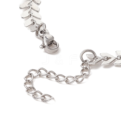Natural Pearl Link Bracelet with 304 Stainless Steel Cobs Chains for Women BJEW-TA00214-1
