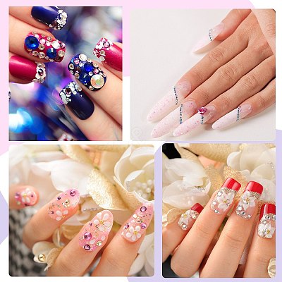 60g Resin patch multi size mixed pearl patch DIY jewelry accessories(2 bags) JX586E-1
