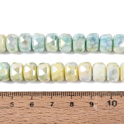 Anti-Tarnish Electroplate Glass Beads Strands LS-GLAA-T025-10mm-11P-1