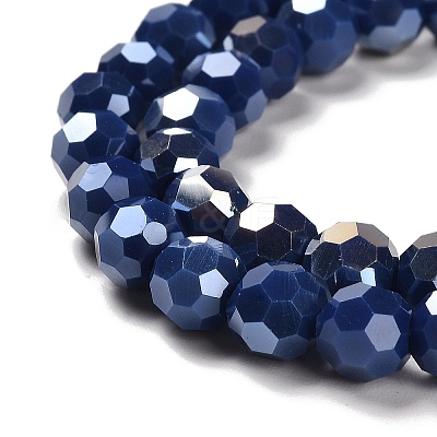 Opaque Glass Beads Stands EGLA-A035-P8mm-B09-1