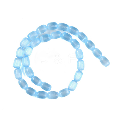 Natural Selenite Beads Strands G-F750-18-1
