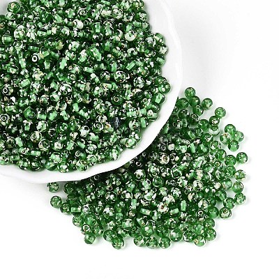 Picasso Baking Paint Glass Seed Beads SEED-N007-35E-1