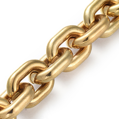 Handmade CCB Plastic Cable Chains AJEW-JB00551-1