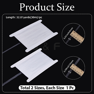 60M 2 Styles TPU Non-slip Bra Straps DIY-GF0013-60-1