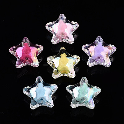 Transparent Acrylic Beads TACR-N011-001C-03-1