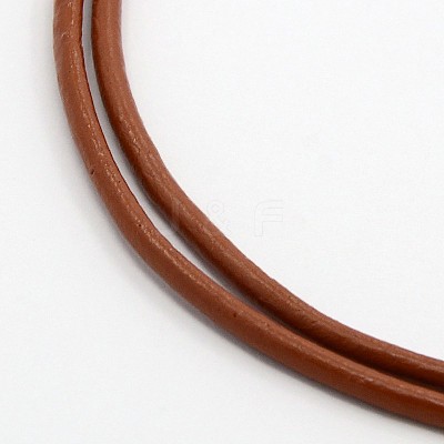Leather Cord Necklace Making MAK-F002-11-1