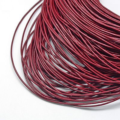 Spray Painted Cowhide Leather Cords WL-R001-2.0mm-16-1
