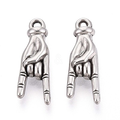 304 Stainless Steel Pendants X-STAS-T065-21A-P-1