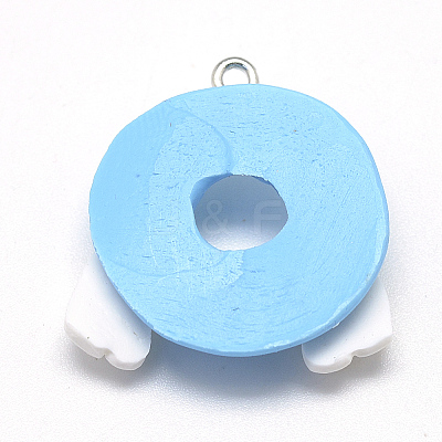 Handmade Polymer Clay Pendants CLAY-Q240-021C-1