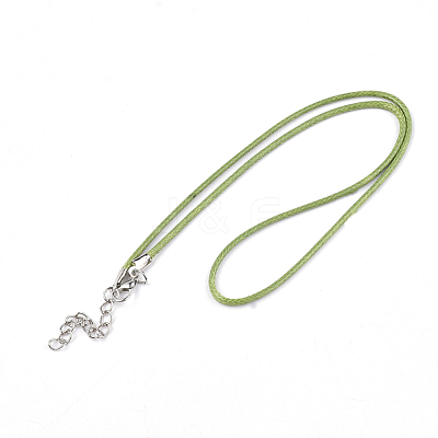 Waxed Cord Necklace Making NCOR-T001-16-1
