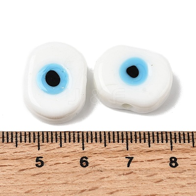 Handmade Evil Eye Lampwork Beads LAMP-G168-02-06-1