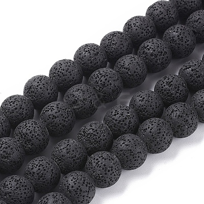Natural Lava Rock Beads Strands G-L415-06-16mm-1