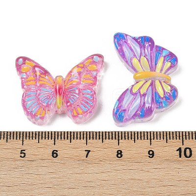 Transparent Resin Enamel Cabochons CRES-D308-04-1