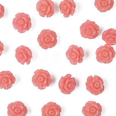 20Pcs Synthetic Coral Carved Dyed Beads SHEL-FS0001-10-1