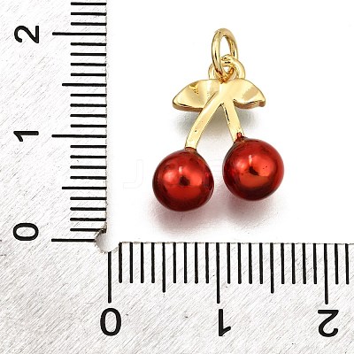 Brass Enamel Pendants X-KK-K401-47A-G-1