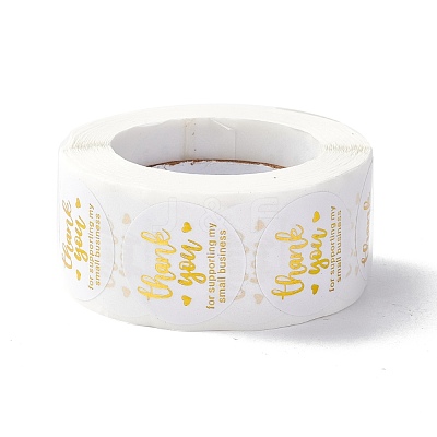 Thank You Stickers Roll DIY-O021-08A-1