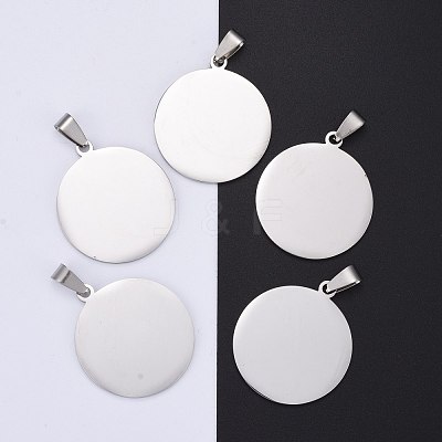 Tarnish Resistant 304 Stainless Steel Pendants STAS-I140-17S-1