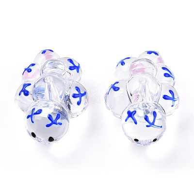 Transparent Acrylic Beads ACRC-T012-01-B01-1