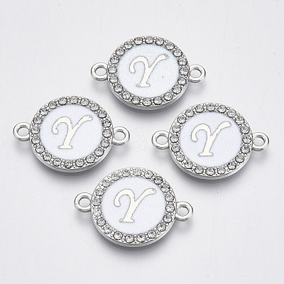 Alloy Enamel Links Connectors ENAM-TAC0003-01S-04Y-1