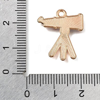 Alloy with Enamel Pendants AL-CBA9E11-03KCG-19-1