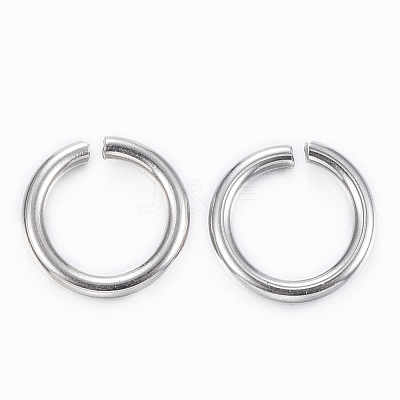 Tarnish Resistant 304 Stainless Steel Open Jump Rings STAS-H555-05P-1