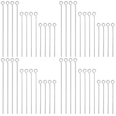600Pcs 3 Styles Brass Eye Pin KK-SP0001-75S-1