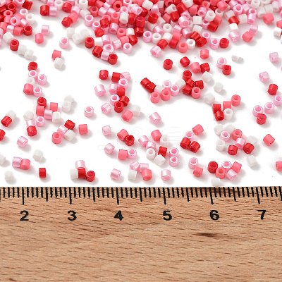 Baking Paint Glass Seed Beads SEED-S042-05B-46-1