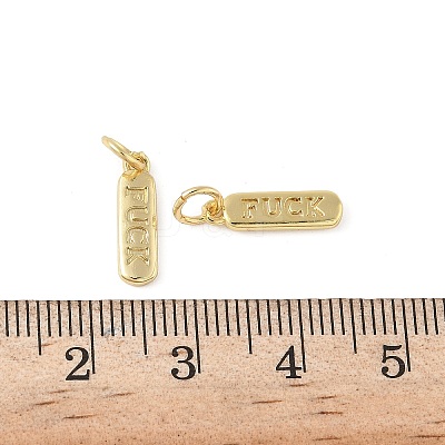 Brass Pendants X-KK-L245-01G-03-1