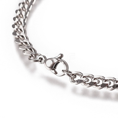 Tarnish Resistant Men's Curb Chain X-BJEW-E369-14B-1